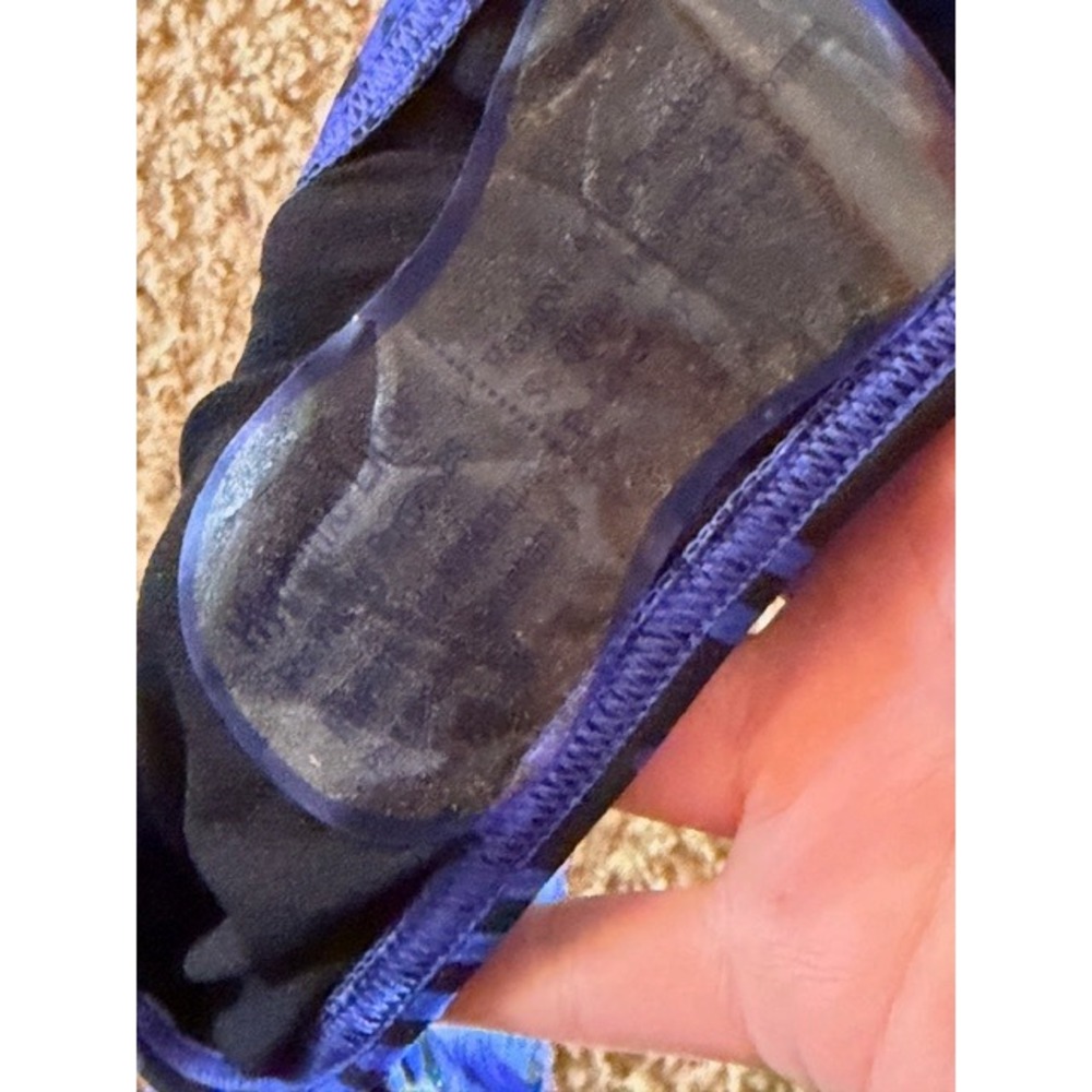 Speedo Pro LT Womens One Piece Swimsuit Size 28 (XS) Blue Black Print New - Picture 6 of 7